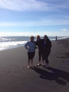 Adventurers at the beach