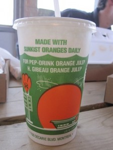Apparently - you drink Orange Julep for Pep