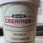 Bi-Right Orange Cardamom Ice Cream