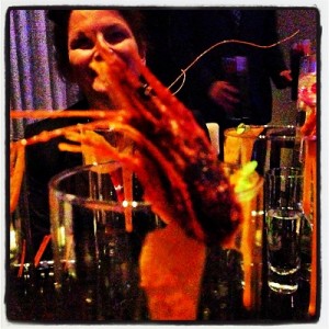 Crispy shrimp head